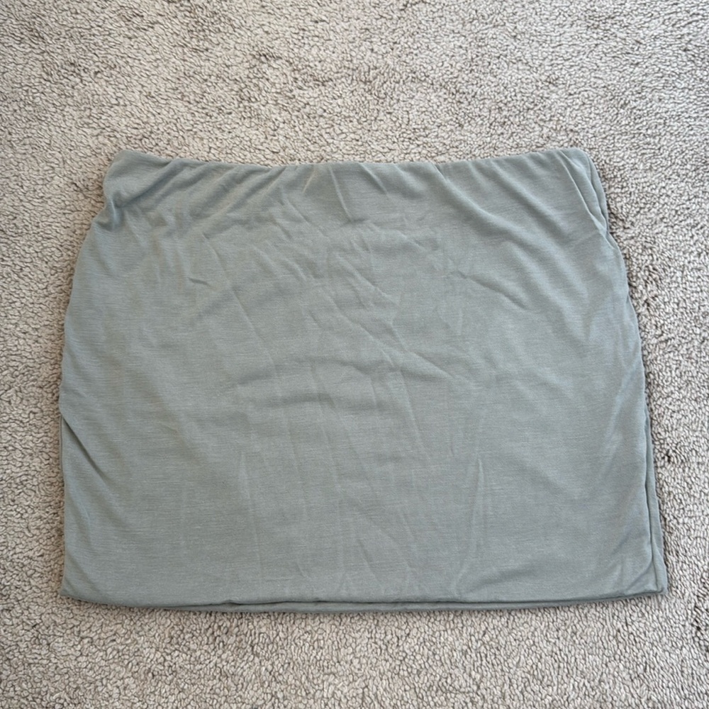 INAMORATA Gray Mini Skirt